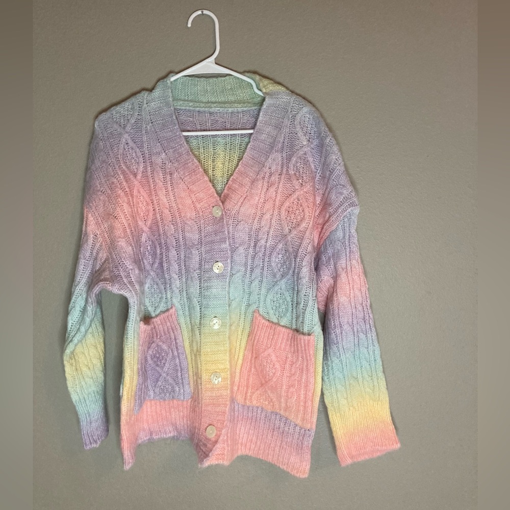 Rainbow cardigan